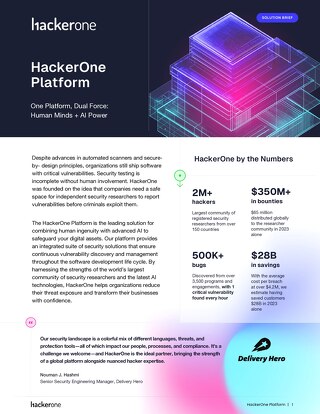hackerone platform solution brief